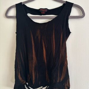 Black and Brown Women's Top